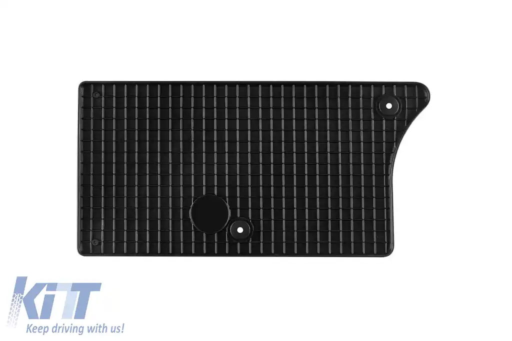 Mochete din cauciuc Gumarny Zubri potrivite pentru Volkswagen Sharan, Seat Alhambra 1996-2009 cu clipsuri rotunde, 7 locuri, set de 6 piese, culoare neagră-image-6231884