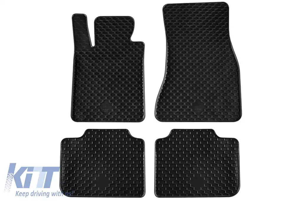 Mochete din cauciuc Gumarny Zubri potrivite pentru BMW Seria 6 G32 după 2017, set de 4 piese, culoare neagră