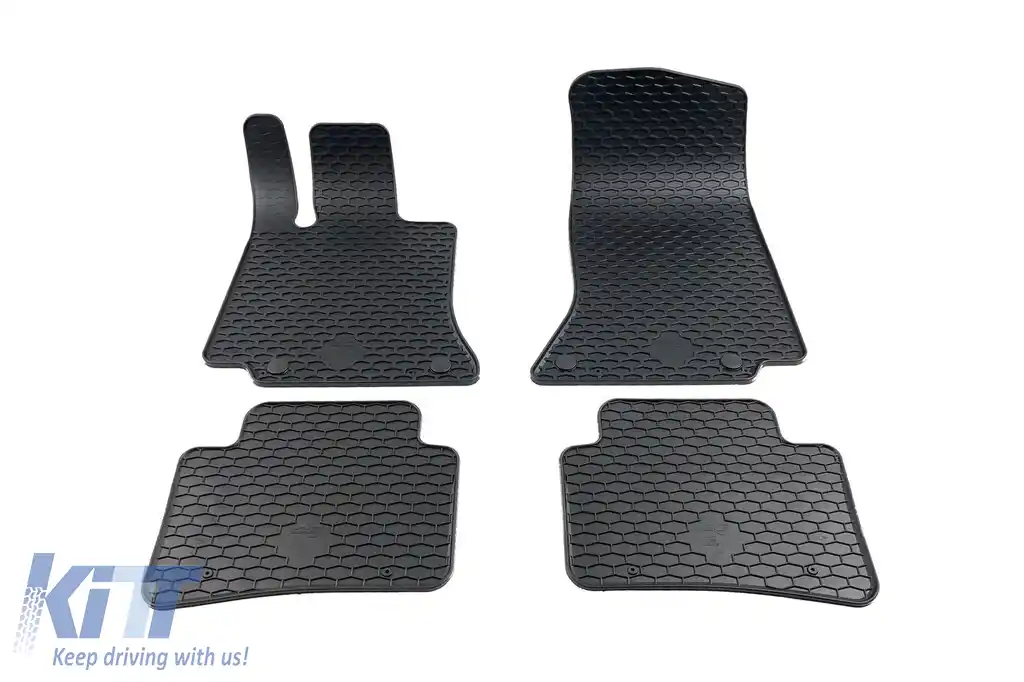 Mochete din cauciuc Gumarny Zubri potrivite pentru Mercedes E class W214 sedan, S214 wagon după 2023, potrivite pentru benzină, motorină și hibrid, set de 4 piese, culoare neagră-image-6231990