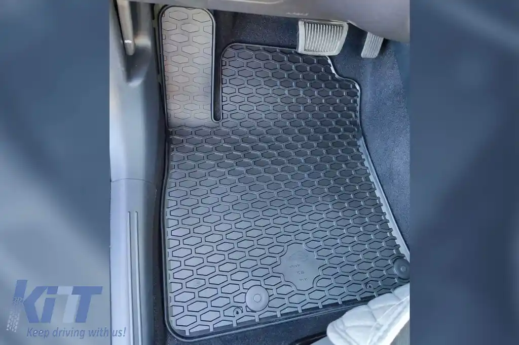 Mochete din cauciuc Gumarny Zubri potrivite pentru KIA Niro HEV, PHEV după 2022, set de 4 piese, culoare neagră-image-6232040