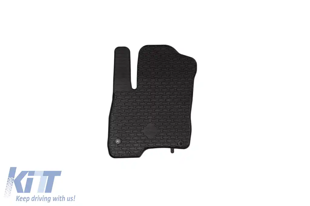 Mochete din cauciuc Gumarny Zubri potrivite pentru Fiat Panda după 2012, Panda Cross după 2014, Panda Hybrid după 2020, set de 4 piese, culoare neagră-image-6232108