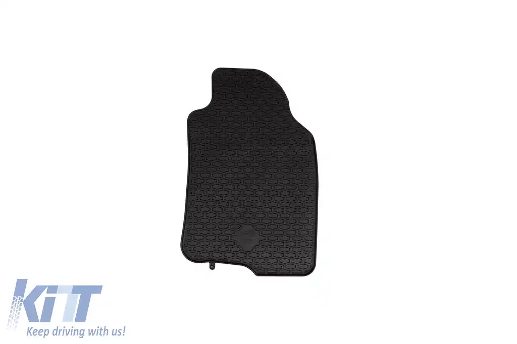 Mochete din cauciuc Gumarny Zubri potrivite pentru Fiat Panda după 2012, Panda Cross după 2014, Panda Hybrid după 2020, set de 4 piese, culoare neagră-image-6232109