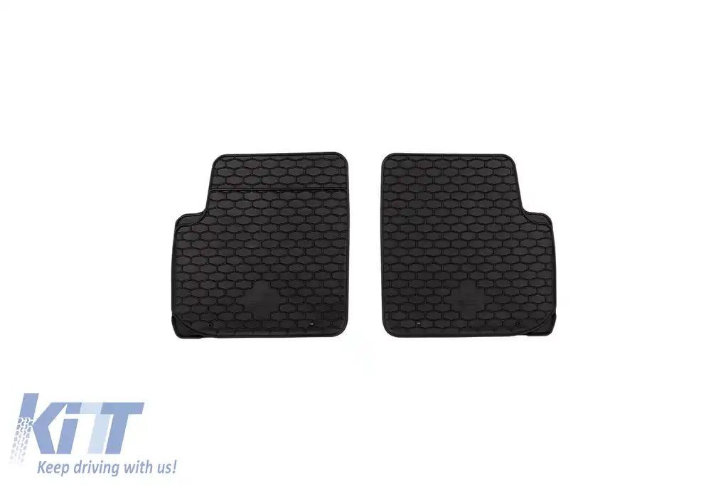 Mochete din cauciuc Gumarny Zubri potrivite pentru Fiat Panda după 2012, Panda Cross după 2014, Panda Hybrid după 2020, set de 4 piese, culoare neagră-image-6232110