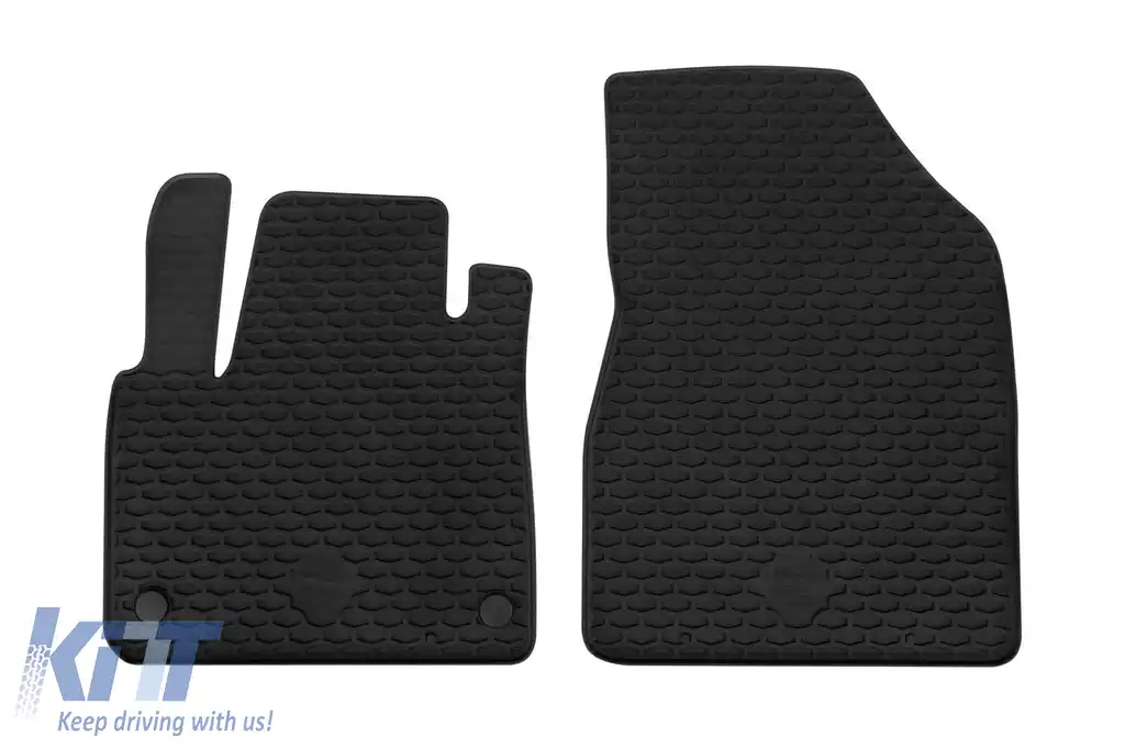 Mochete din cauciuc Gumarny Zubri potrivite pentru Mercedes Citan W420, Renault Kangoo după 2021, set de 2 piese, culoare neagră