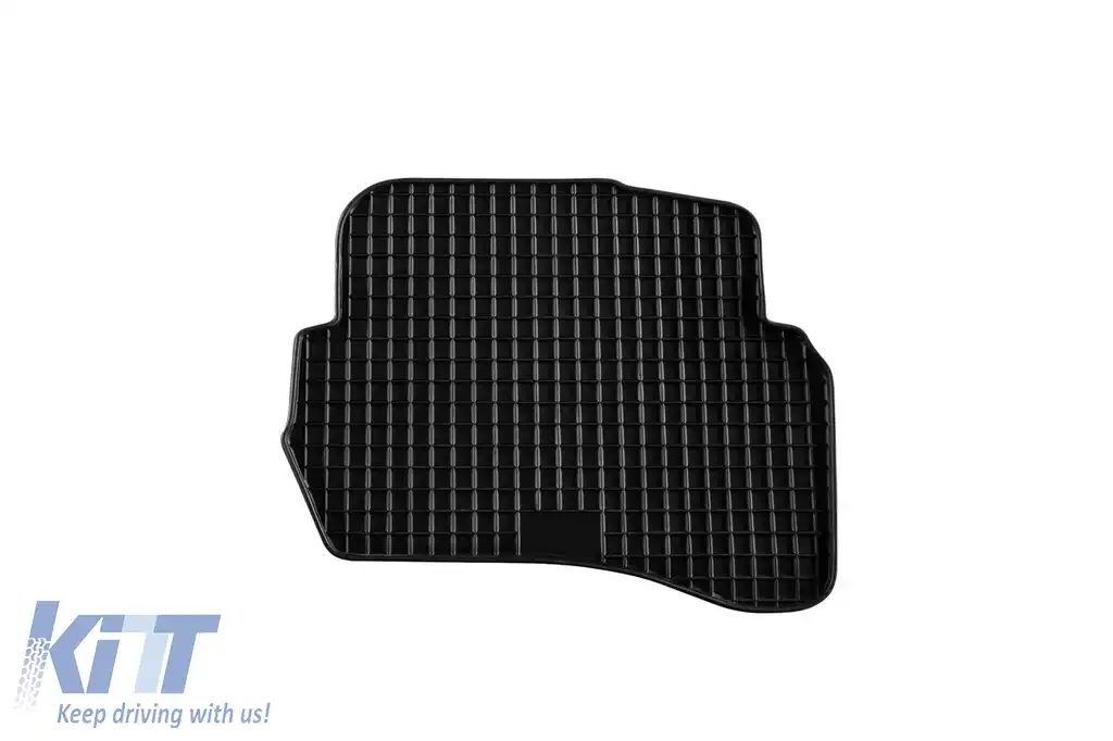 Mochete din cauciuc Gumarny Zubri potrivite pentru Volkswagen Passat B5, B5.5 1997-2004 cu clipsuri rotunde, set de 4 piese, culoare neagră-image-6251078