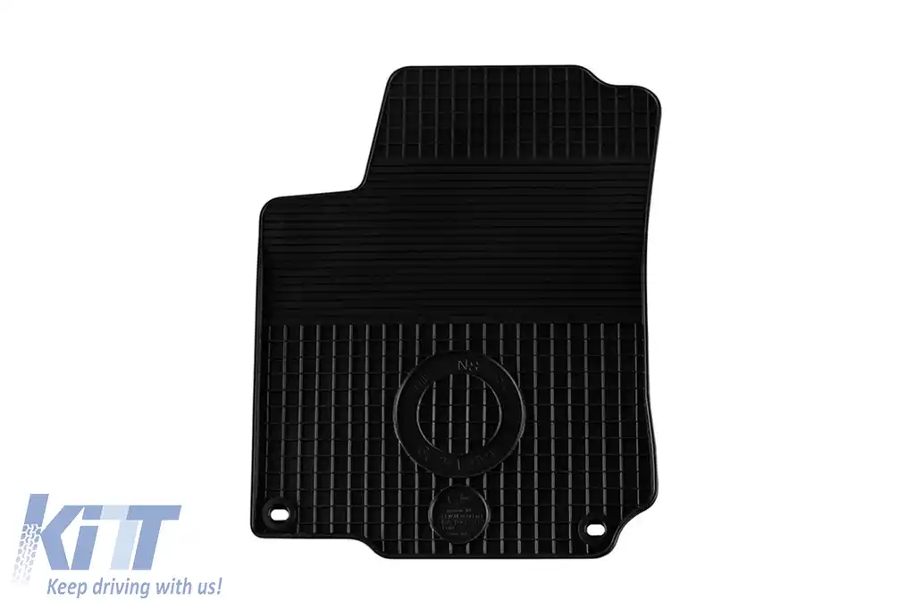 Mochete din cauciuc Gumarny Zubri potrivite pentru Volkswagen Golf IV, Bora, New Beetle 1997-2002, cu clipsuri ovale, set de 4 piese, culoare neagră-image-6251116