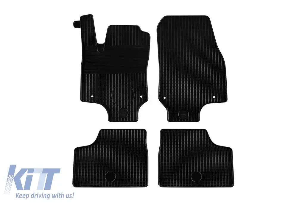 Mochete din cauciuc Gumarny Zubri potrivite pentru Opel Astra G 1998-2003, set de 4 piese, culoare neagră