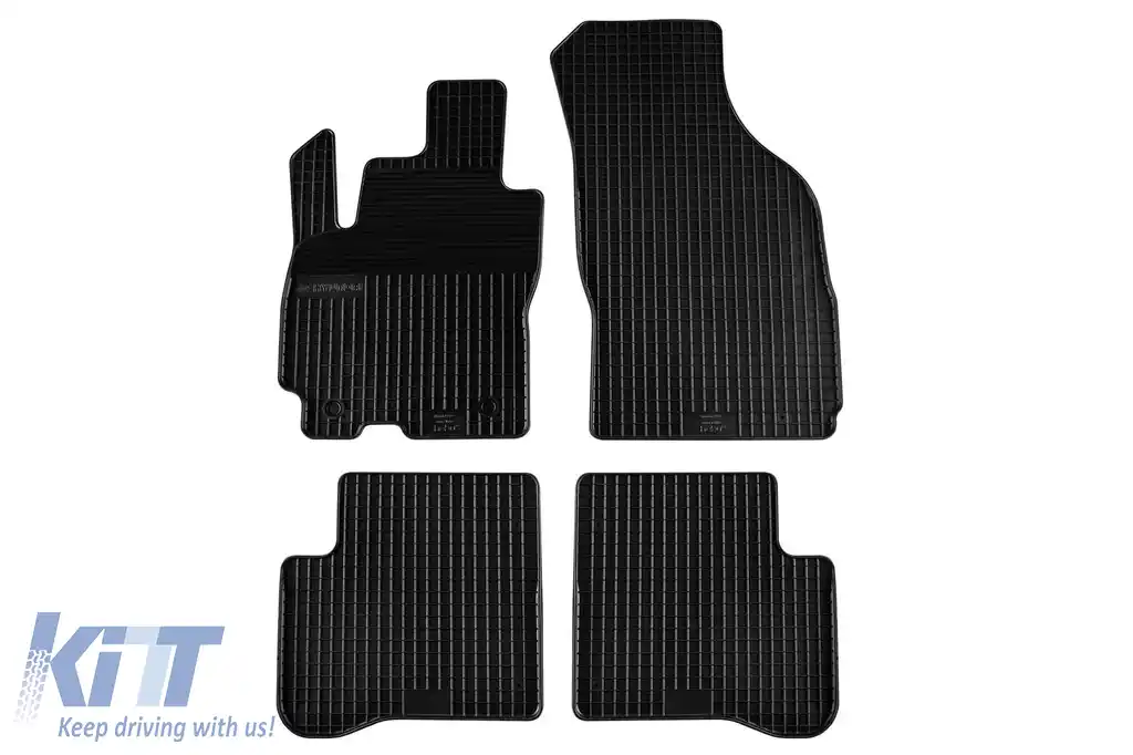 Mochete din cauciuc Gumarny Zubri potrivite pentru Hyundai Atos după 1999, Atos Prime 1999-2009, set de 4 piese, culoare neagră-image-6251140