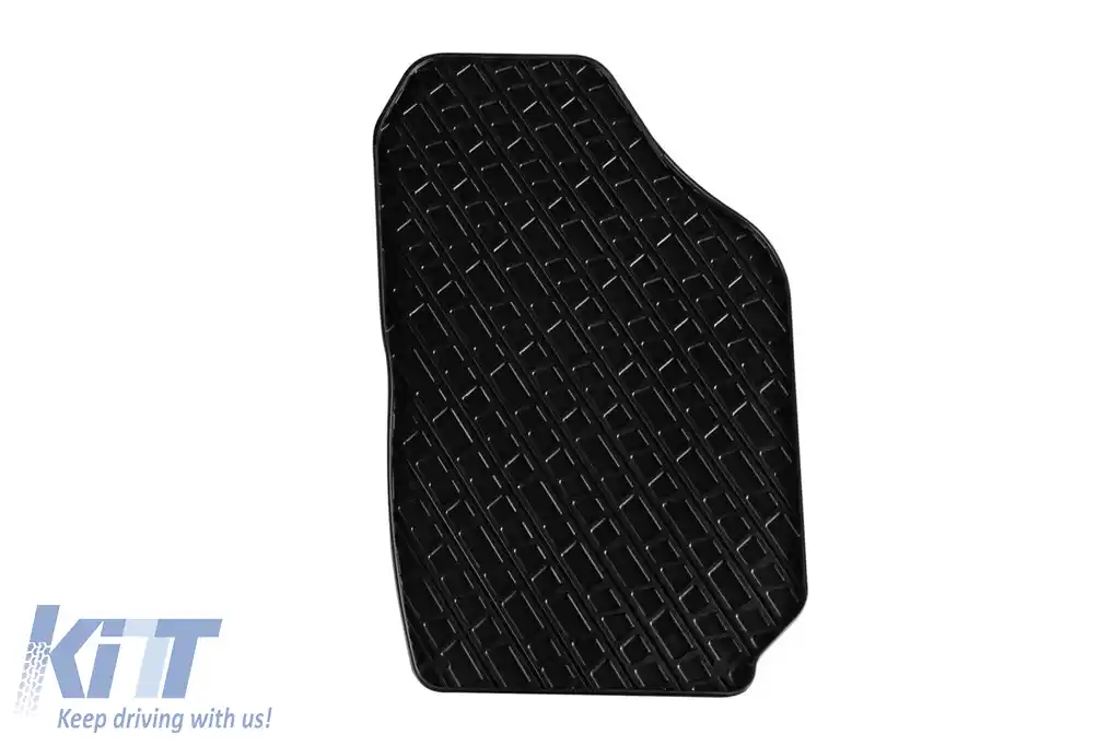 Mochete din cauciuc Gumarny Zubri potrivite pentru Skoda Fabia 2000-2007, set de 4 piese, culoare neagră-image-6251148