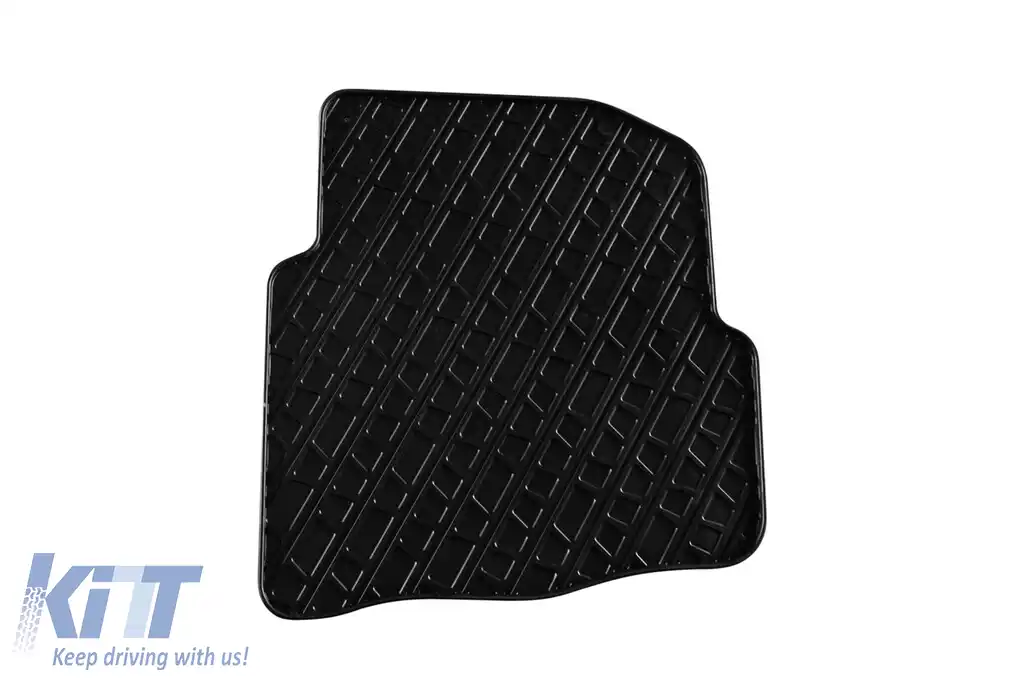 Mochete din cauciuc Gumarny Zubri potrivite pentru Skoda Fabia 2000-2007, set de 4 piese, culoare neagră-image-6251150