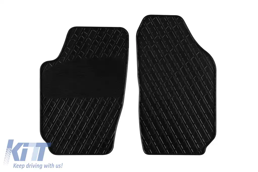 Mochete din cauciuc Gumarny Zubri potrivite pentru Skoda Fabia Praktik 2000-2007, set de 2 piese, culoare neagră