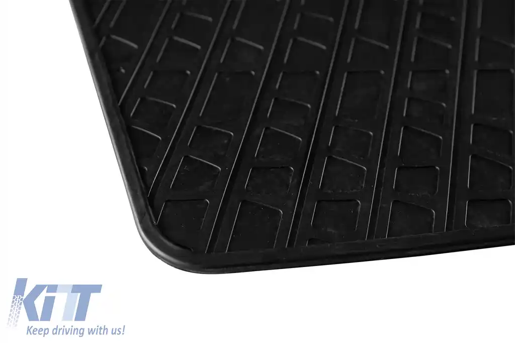 Mochete din cauciuc Gumarny Zubri potrivite pentru Skoda Fabia Praktik 2000-2007, set de 2 piese, culoare neagră-image-6251155