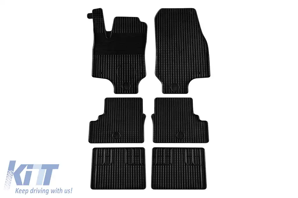 Mochete din cauciuc Gumarny Zubri potrivite pentru Opel Zafira A 1999-2004, set de 6 piese, culoare neagră