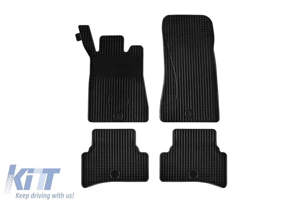 Mochete din cauciuc Gumarny Zubri potrivite pentru Mercedes C class W203 sedan, wagon 2000-2007, set de 4 piese, culoare neagră-image-6251174