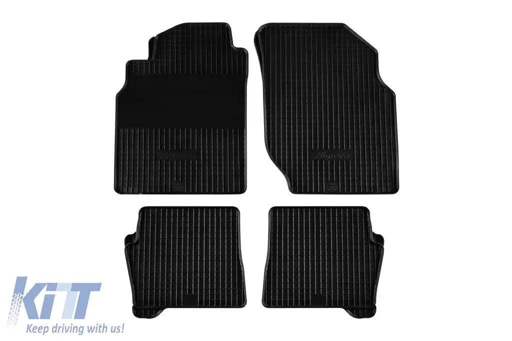Mochete din cauciuc Gumarny Zubri potrivite pentru Nissan Almera 2000-2007, set de 4 piese, culoare neagră