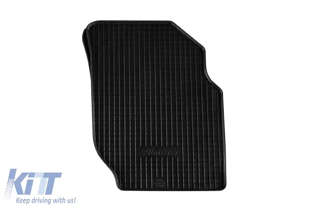 Mochete din cauciuc Gumarny Zubri potrivite pentru Nissan Almera 2000-2007, set de 4 piese, culoare neagră-image-6251186