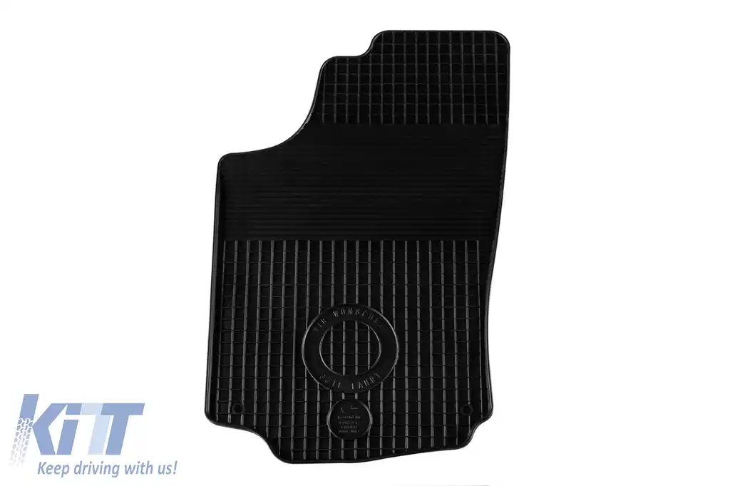 Mochete din cauciuc Gumarny Zubri potrivite pentru Opel Combo C Tour 2001-2011, set de 4 piese, culoare neagră-image-6251194