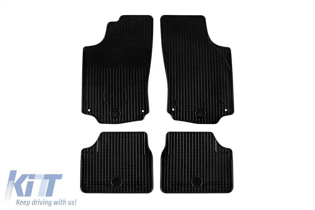 Mochete din cauciuc Gumarny Zubri potrivite pentru Opel Corsa C 2000-2006, set de 4 piese, culoare neagră