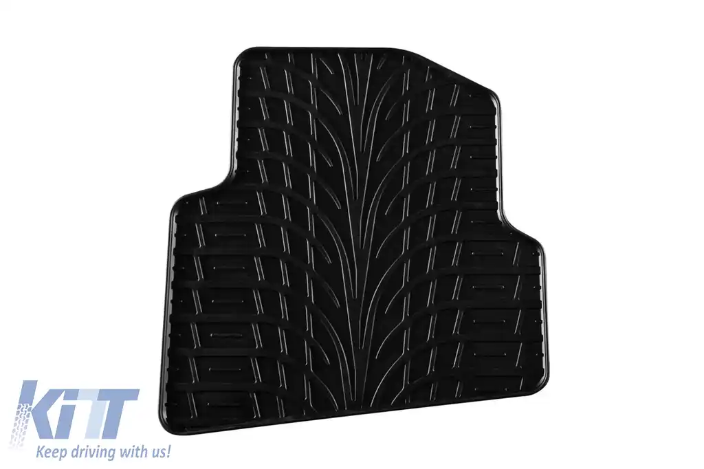 Mochete din cauciuc Gumarny Zubri potrivite pentru Skoda Fabia 2007-2014, set de 4 piese, culoare neagră-image-6251255