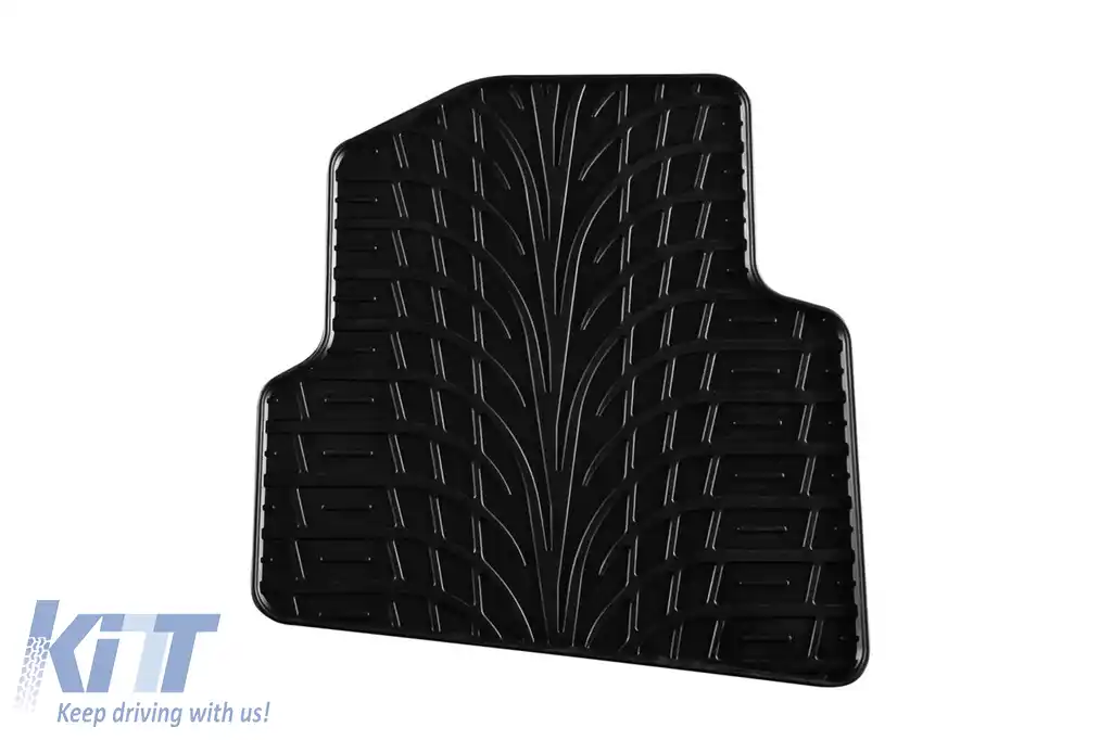 Mochete din cauciuc Gumarny Zubri potrivite pentru Skoda Fabia 2007-2014, set de 4 piese, culoare neagră-image-6251256