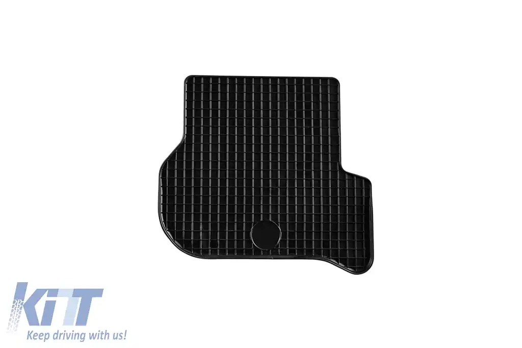 Mochete din cauciuc Gumarny Zubri potrivite pentru Volkswagen Golf Plus 2004-2009 cu clipsuri rotunde, set de 4 piese, culoare neagră-image-6251287