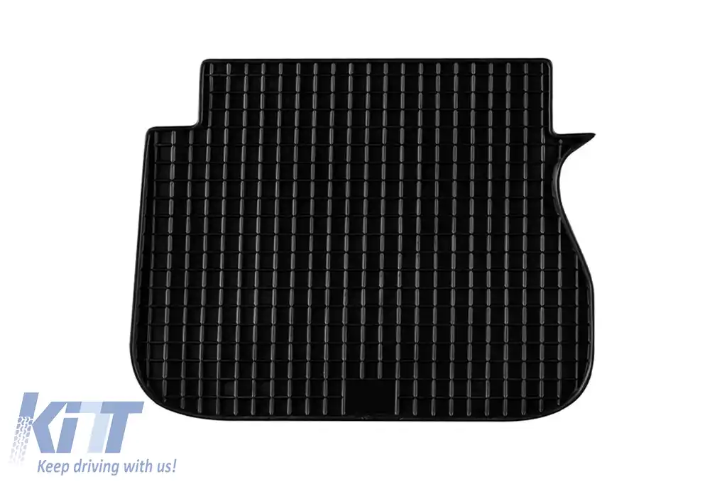 Mochete din cauciuc Gumarny Zubri potrivite pentru Volkswagen Caddy 2003-2019 cu clipsuri rotunde, set de 4 piese, culoare neagră-image-6251291