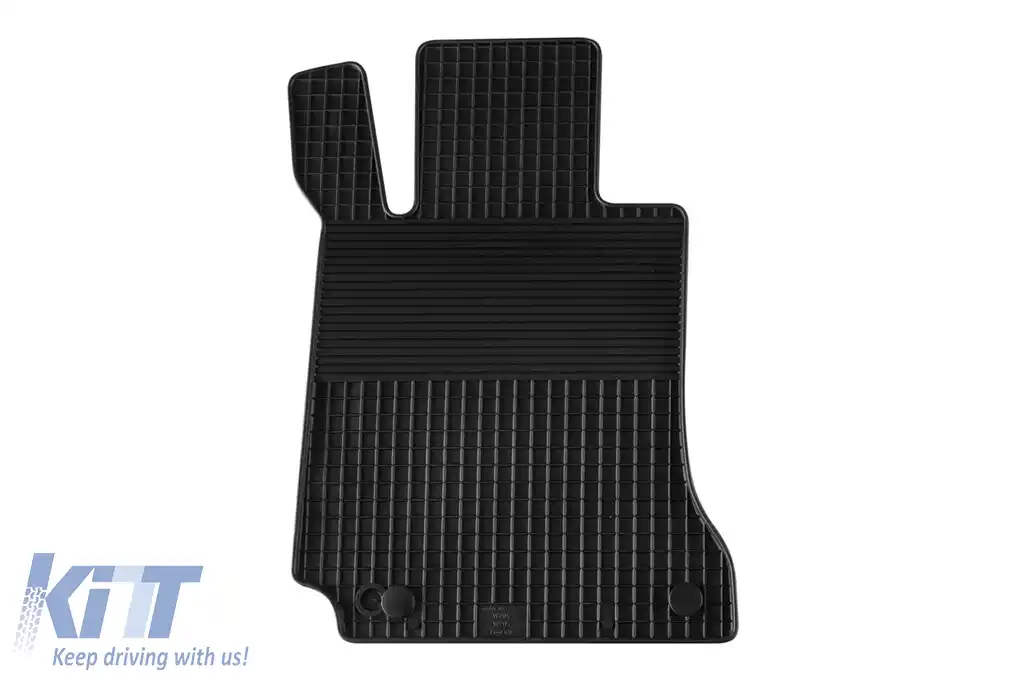 Mochete din cauciuc Gumarny Zubri potrivite pentru Mercedes C class W205 2014-2020, set de 4 piese, culoare neagră-image-6251313
