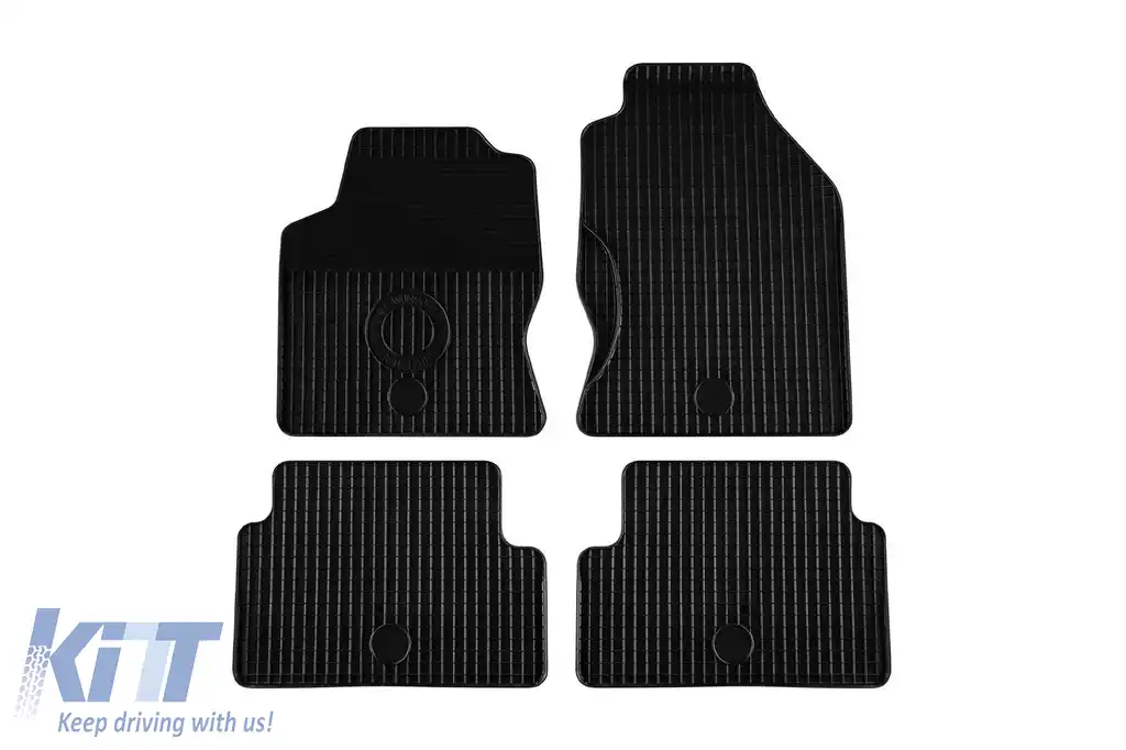 Mochete din cauciuc Gumarny Zubri potrivite pentru Ford Focus 1998-2005, set de 4 piese, culoare neagră