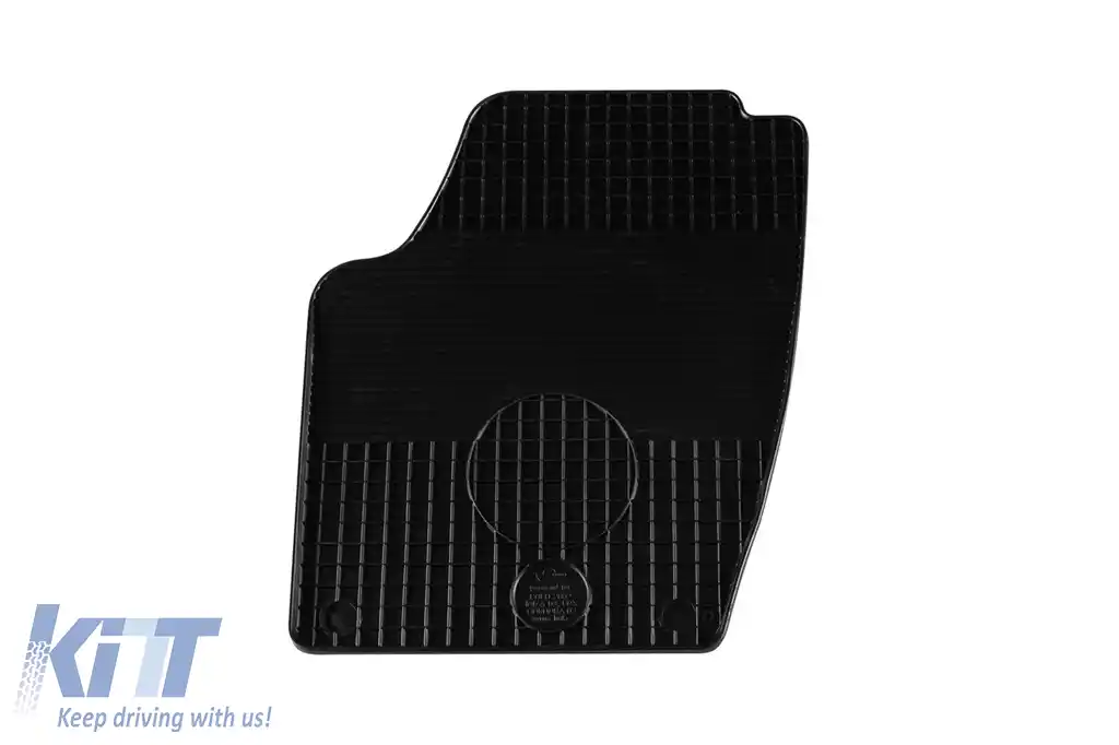 Mochete din cauciuc Gumarny Zubri potrivite pentru Seat Cordoba, Ibiza 2003-2008, set de 4 piese, culoare neagră-image-6251357