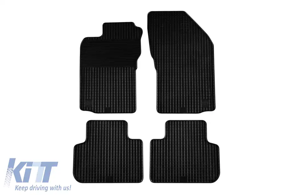 Mochete din cauciuc Gumarny Zubri potrivite pentru Alfa Romeo 147 2000-2010, set de 4 piese, culoare neagră-image-6251368