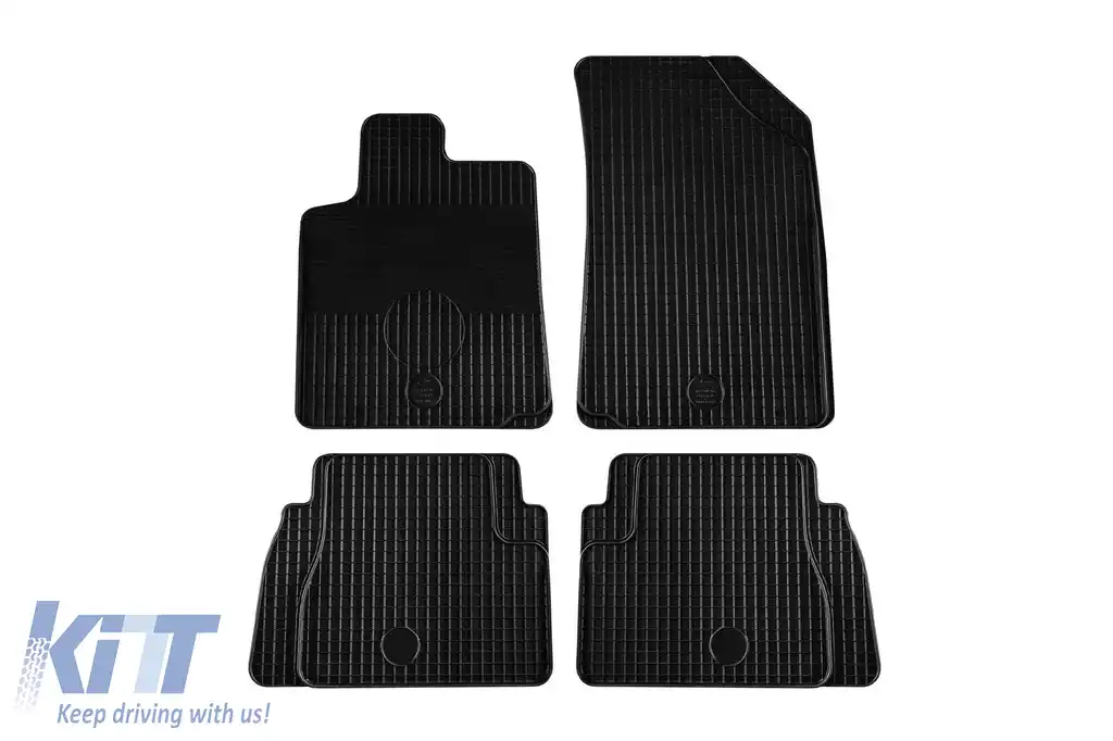 Mochete din cauciuc Gumarny Zubri potrivite pentru Citroen C3, C5 2005-2008, set de 4 piese, culoare neagră-image-6251390