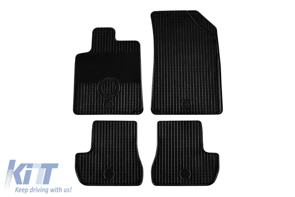 Mochete din cauciuc Gumarny Zubri potrivite pentru Citroen C2 2004-2009, set de 4 piese, culoare neagră