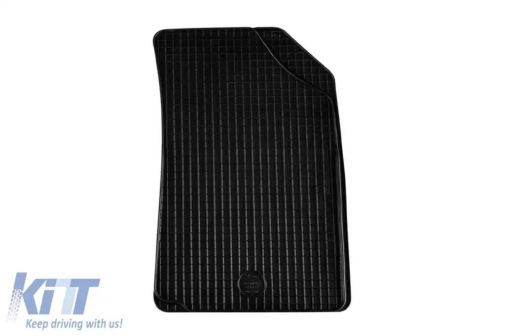 Mochete din cauciuc Gumarny Zubri potrivite pentru Citroen C2 2004-2009, set de 4 piese, culoare neagră-image-6251420