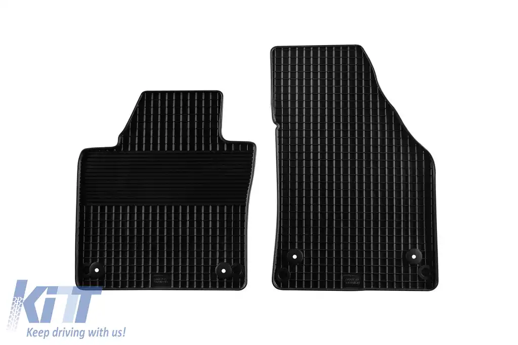 Mochete din cauciuc Gumarny Zubri potrivite pentru Volkswagen Caddy 2003-2019, Caddy Maxi 2008-2019, set de 2 piese, culoare neagră