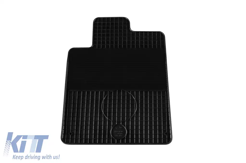 Mochete din cauciuc Gumarny Zubri potrivite pentru Peugeot 407 2004-2011, set de 4 piese, culoare neagră-image-6251459