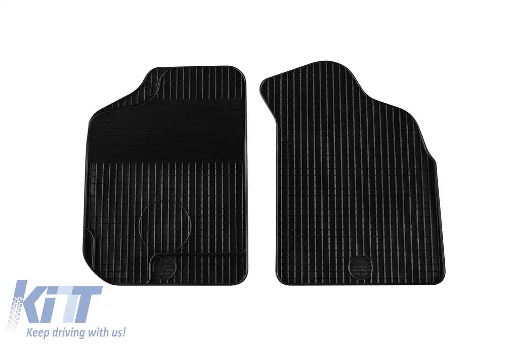 Mochete din cauciuc Gumarny Zubri potrivite pentru Fiat Strada după 2004, față, set de 2 piese, culoare neagră