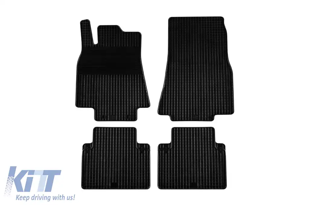 Mochete din cauciuc Gumarny Zubri potrivite pentru Mercedes A class W169 2004-2012, set de 4 piese, culoare neagră