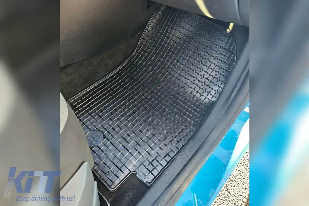 Mochete din cauciuc Gumarny Zubri potrivite pentru Renault Clio 2005-2019, Captur 2013-2019, Modus 2004-2012, set de 4 piese, culoare neagră-image-6251541