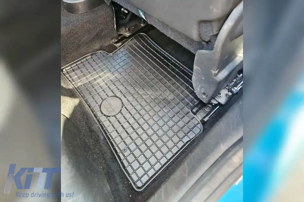 Mochete din cauciuc Gumarny Zubri potrivite pentru Renault Clio 2005-2019, Captur 2013-2019, Modus 2004-2012, set de 4 piese, culoare neagră-image-6251542