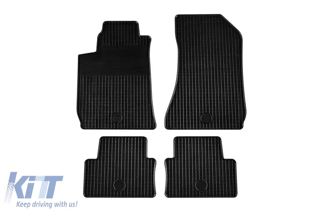 Mochete din cauciuc Gumarny Zubri potrivite pentru Alfa Romeo 159 sedan, wagon 2004-2011, set de 4 piese, culoare neagră-image-6251545