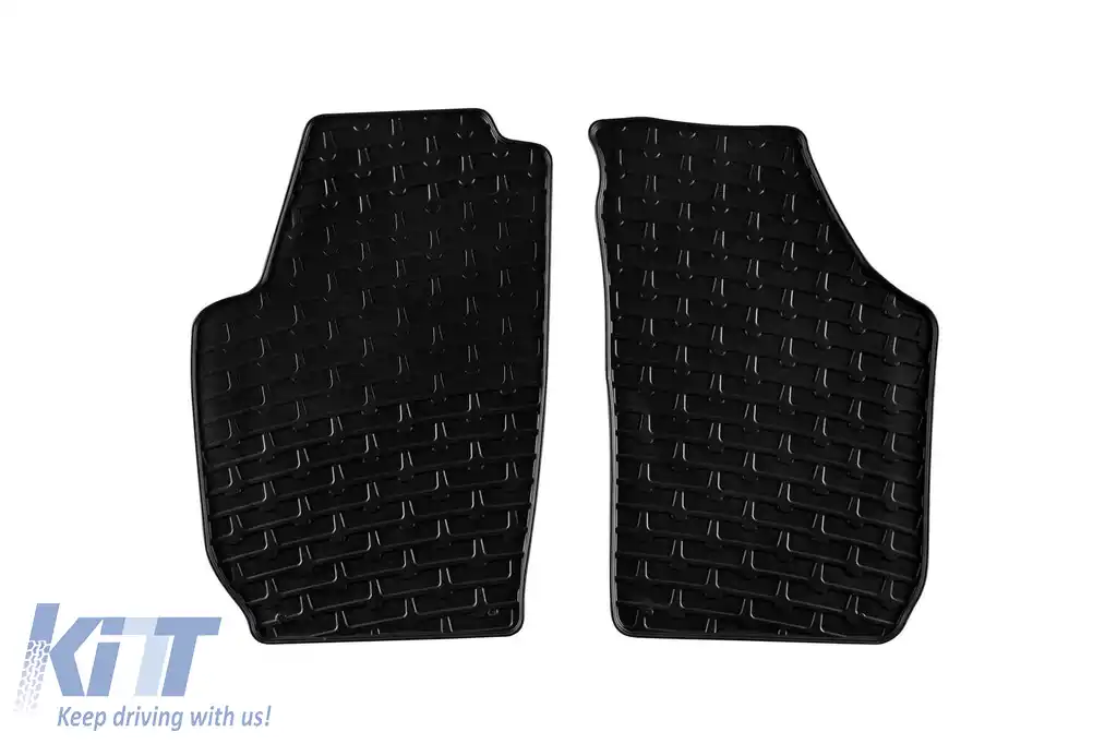 Mochete din cauciuc Gumarny Zubri potrivite pentru Skoda Roomster Praktik 2006-2015, set de 2 piese, culoare neagră