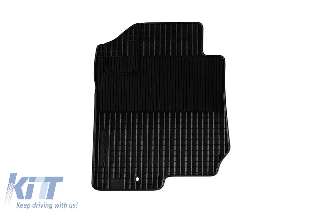 Mochete din cauciuc Gumarny Zubri potrivite pentru Kia Carens 2006-2012, set de 4 piese, culoare neagră-image-6251612