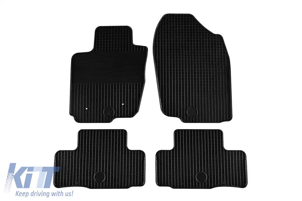 Mochete din cauciuc Gumarny Zubri potrivite pentru Toyota Rav4 2006-2012, set de 4 piese, culoare neagră