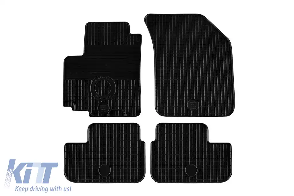 Mochete din cauciuc Gumarny Zubri potrivite pentru Opel Agila, Suzuki Splash 2008-2015, set de 4 piese, culoare neagră-image-6251674