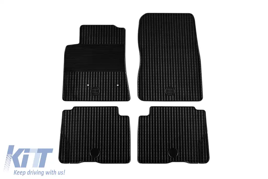 Mochete din cauciuc Gumarny Zubri potrivite pentru Mitsubishi Pajero după 2007, set de 4 piese, culoare neagră