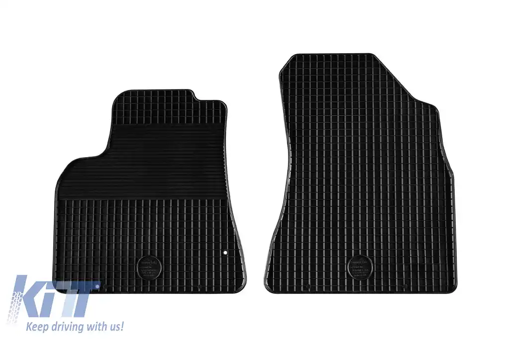 Mochete din cauciuc Gumarny Zubri potrivite pentru Citroen Berlingo, Peugeot Partner 2008-2018, set de 2 piese, culoare neagră