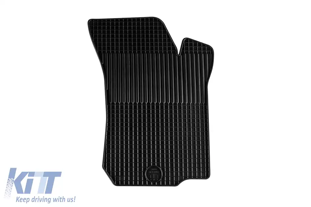 Mochete din cauciuc Gumarny Zubri potrivite pentru Skoda Octavia 1997-2010, set de 4 piese, culoare neagră-image-6251740