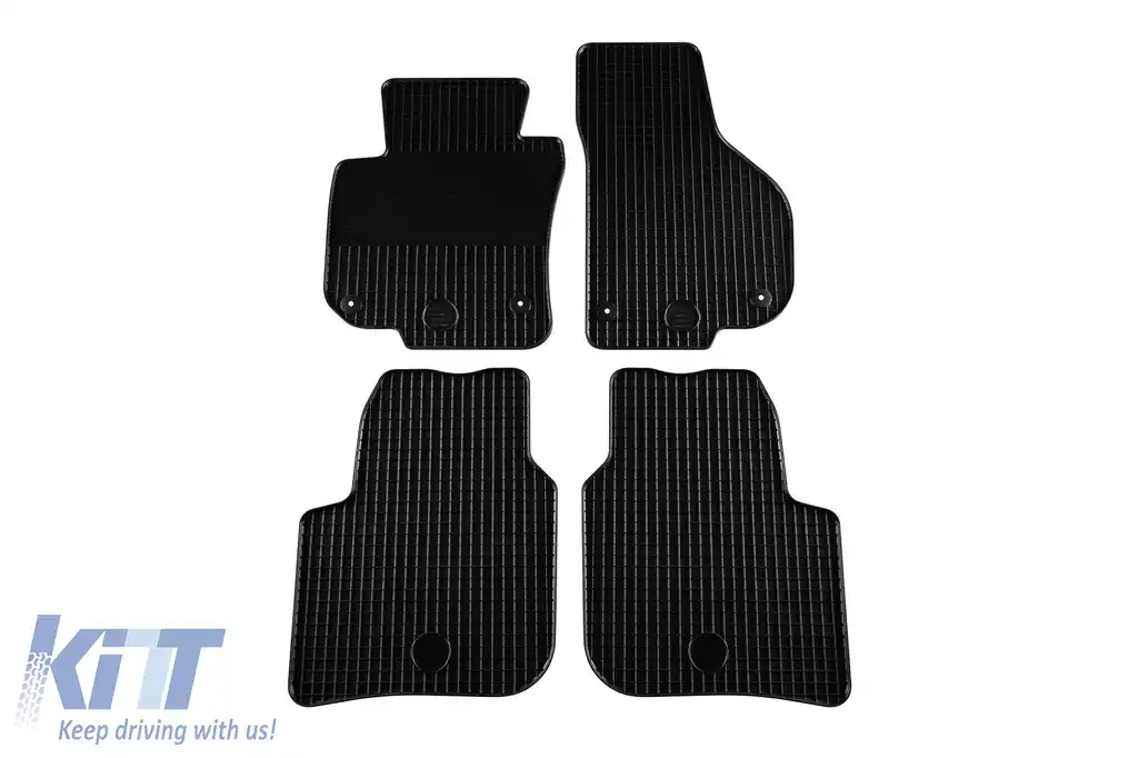 Mochete din cauciuc Gumarny Zubri potrivite pentru Skoda Superb 2008-2015, set de 4 piese, culoare neagră