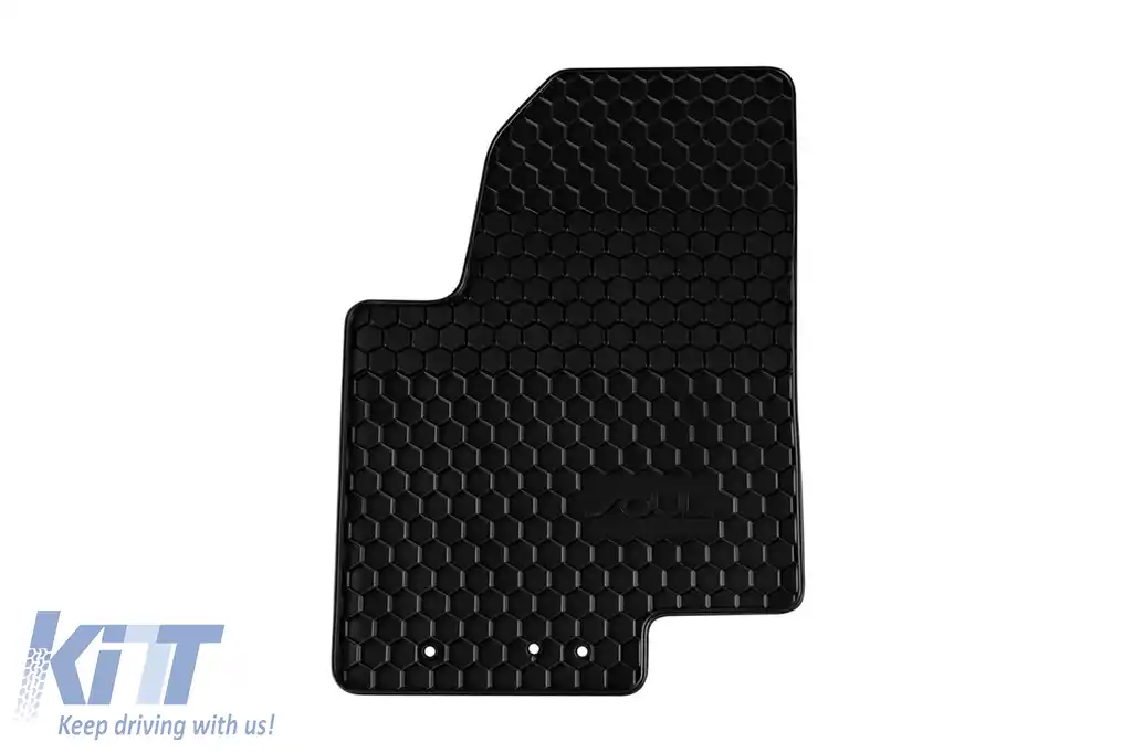 Mochete din cauciuc Gumarny Zubri potrivite pentru Kia Soul 2009-2014, set de 4 piese, culoare neagră-image-6251760