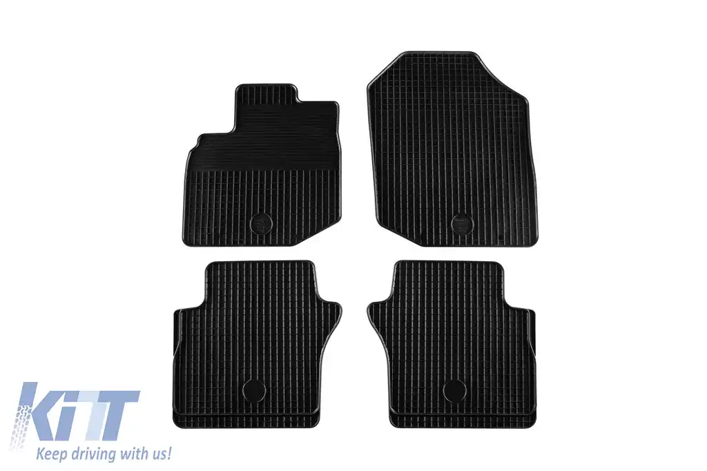 Mochete din cauciuc Gumarny Zubri potrivite pentru Honda Jazz 2008-2014, set de 4 piese, culoare neagră-image-6251776